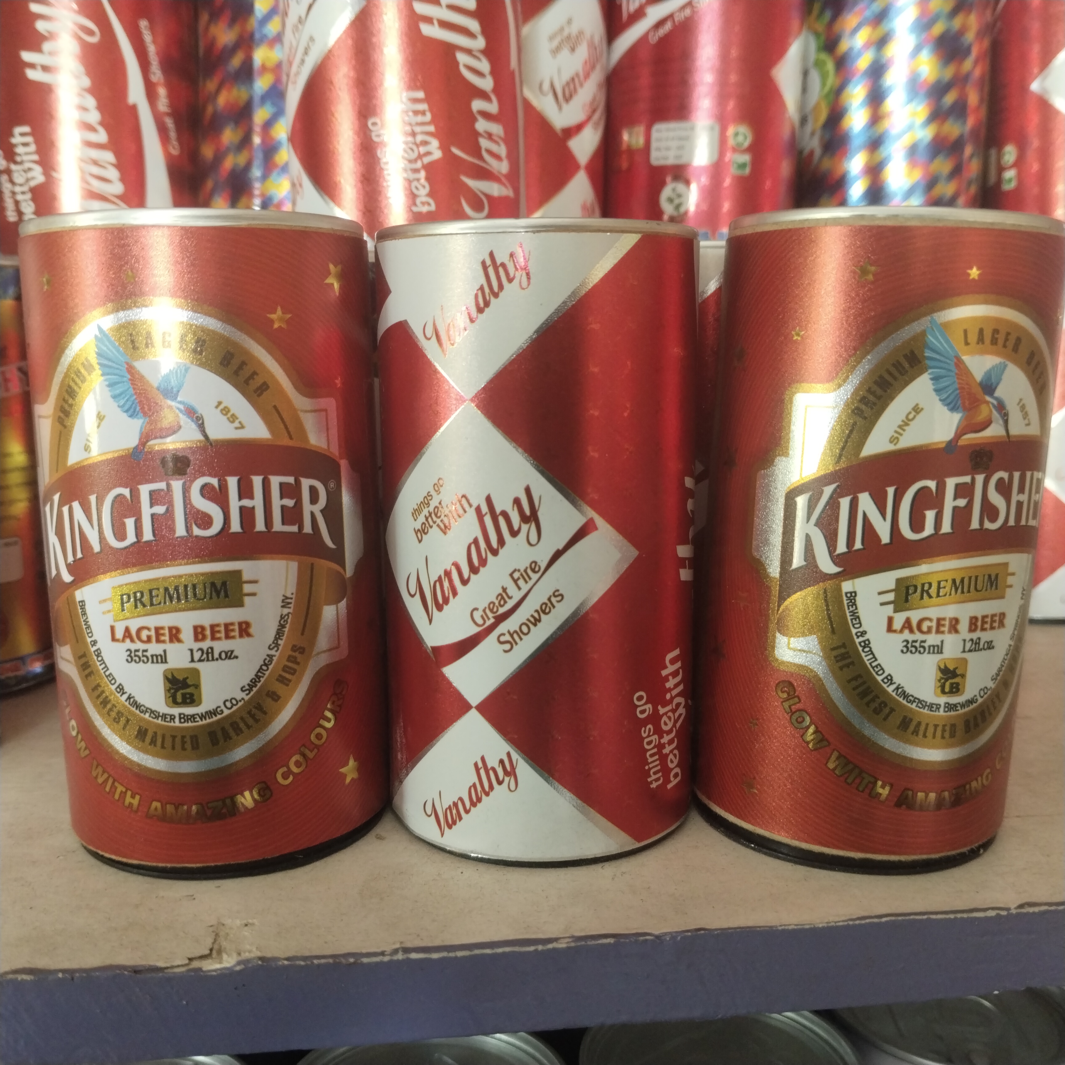 4'' Tin Colour King Red