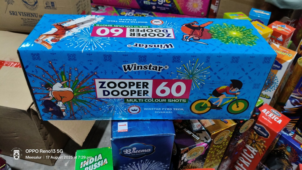 60  Multi Colour Shot