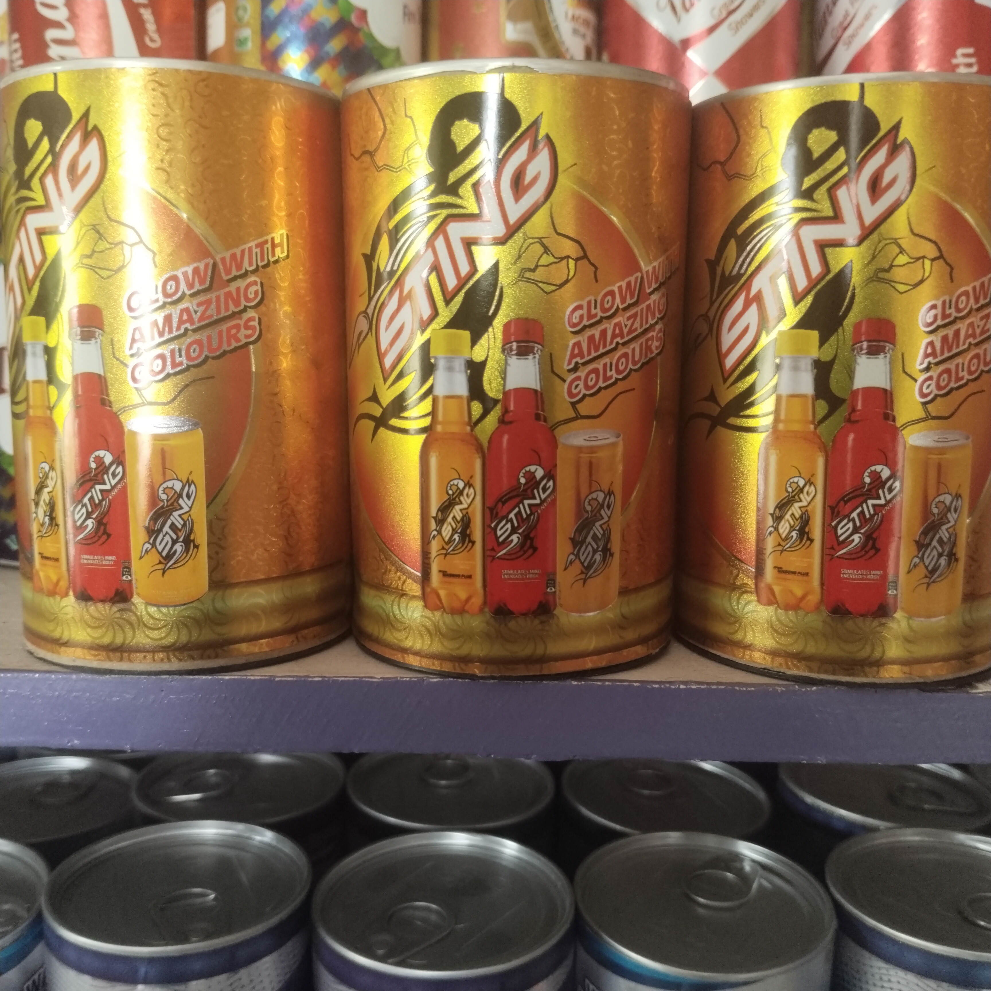 5'' Tin Express Golden Colour